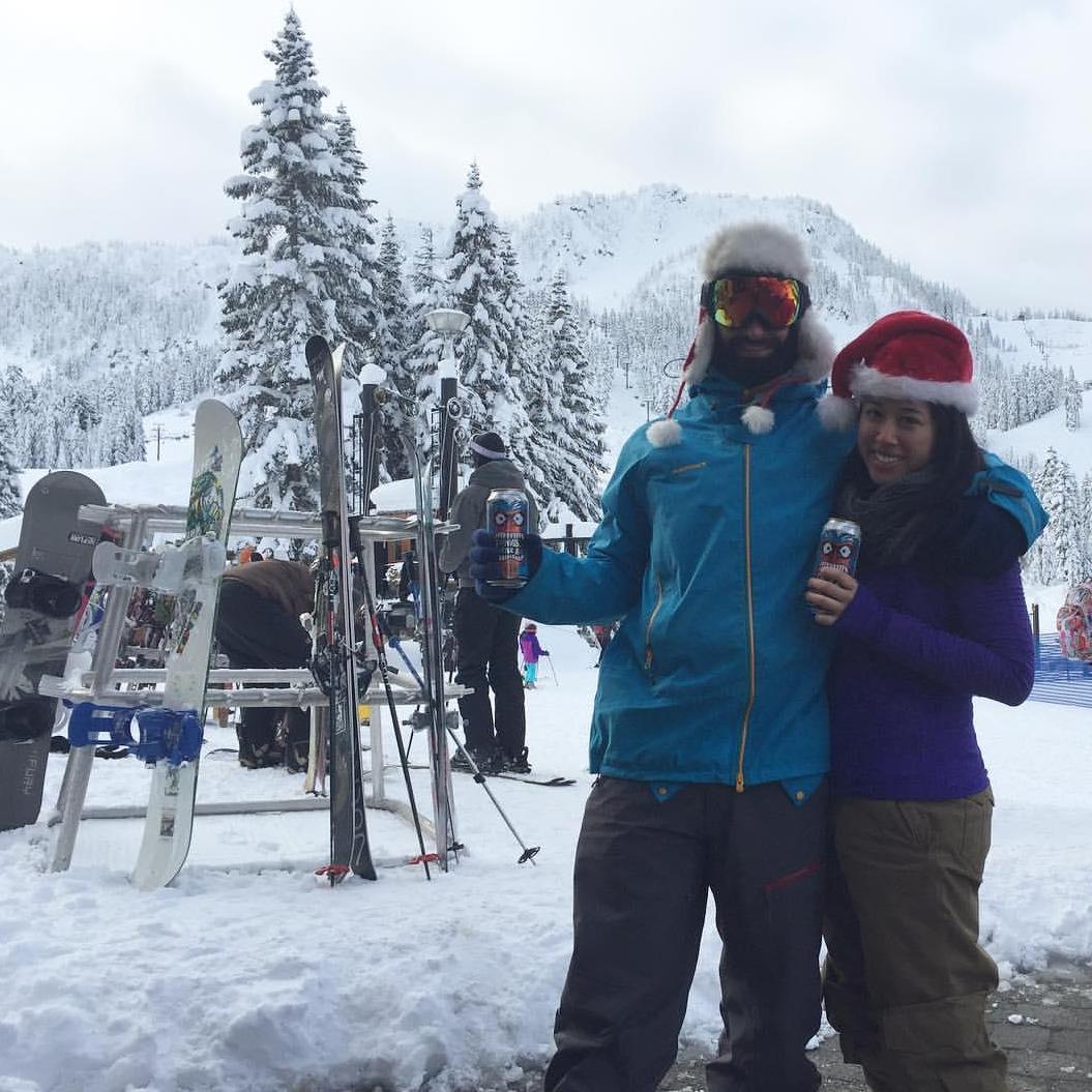 Our 1st Christmas together in Seattle - 2015!