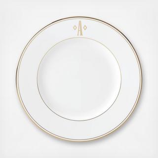 Federal Gold Block Dinner Plate