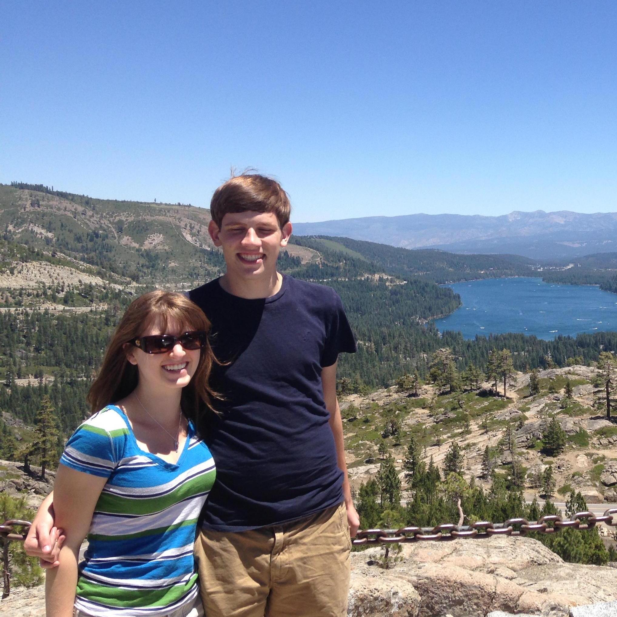 View of Donner Lake from Rainbow Road, 2014