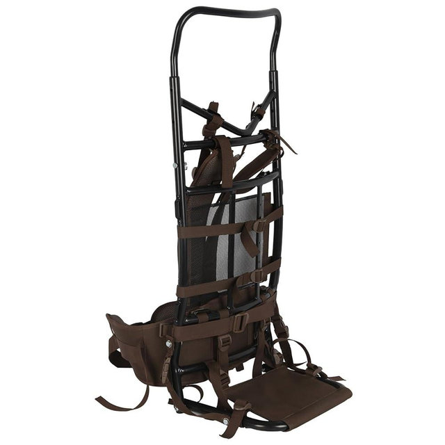 TIMBER RIDGE Aluminum External Frame Hiking Backpacks with Adjustable Height, Lightweight & Foldable for Camping, Hiking, Travel, Outdoor