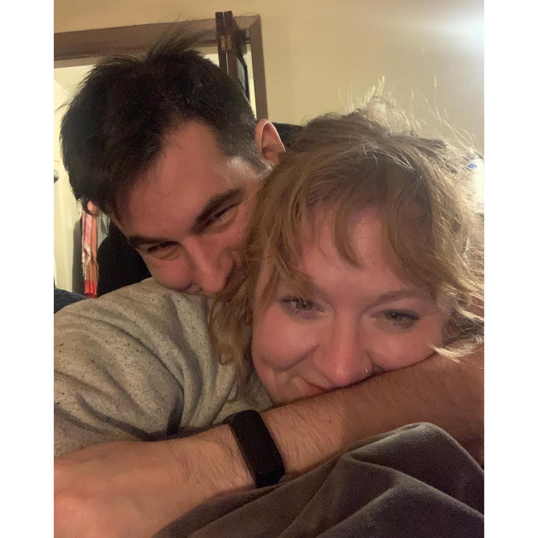 Our favorite place, home.