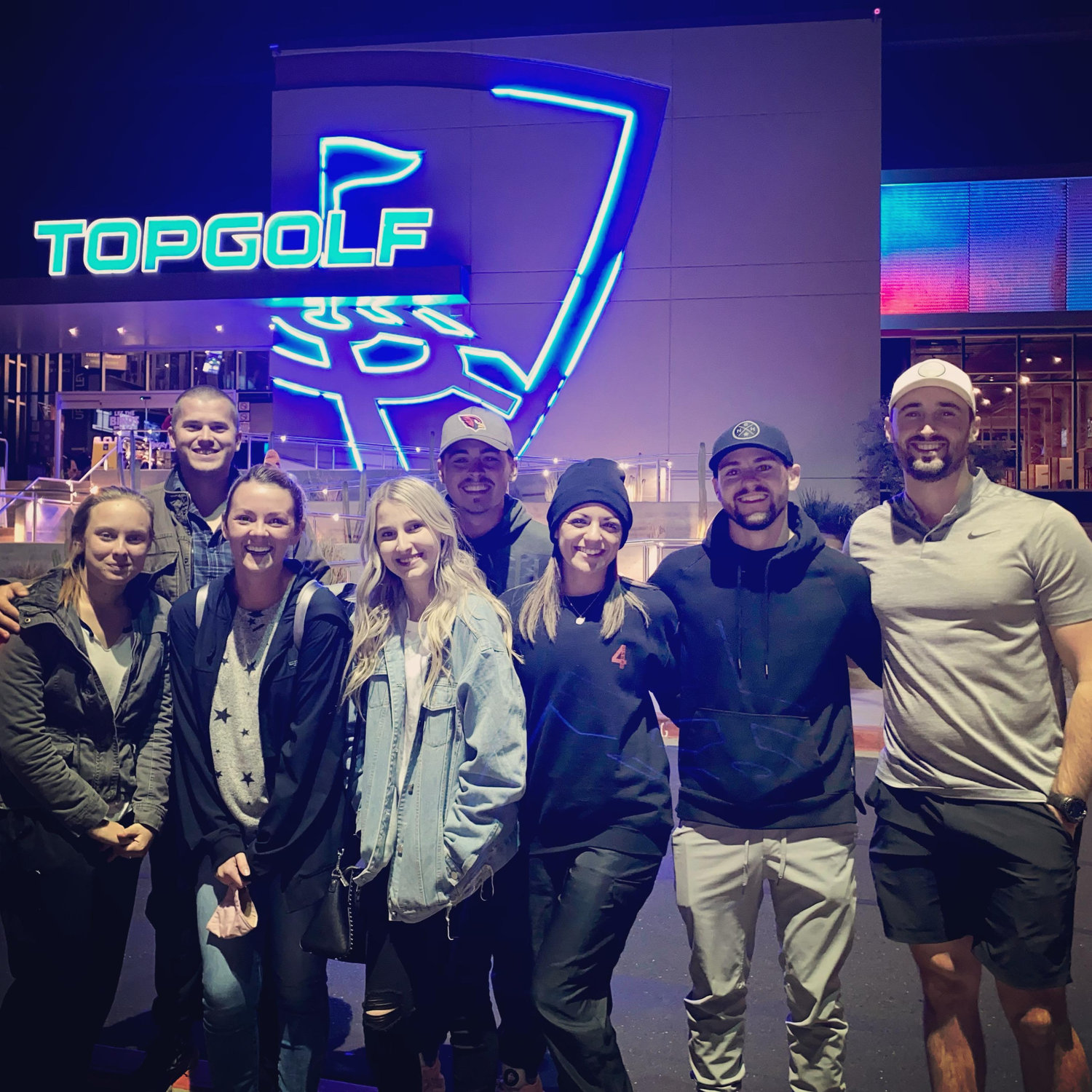 Top Golf with the squad