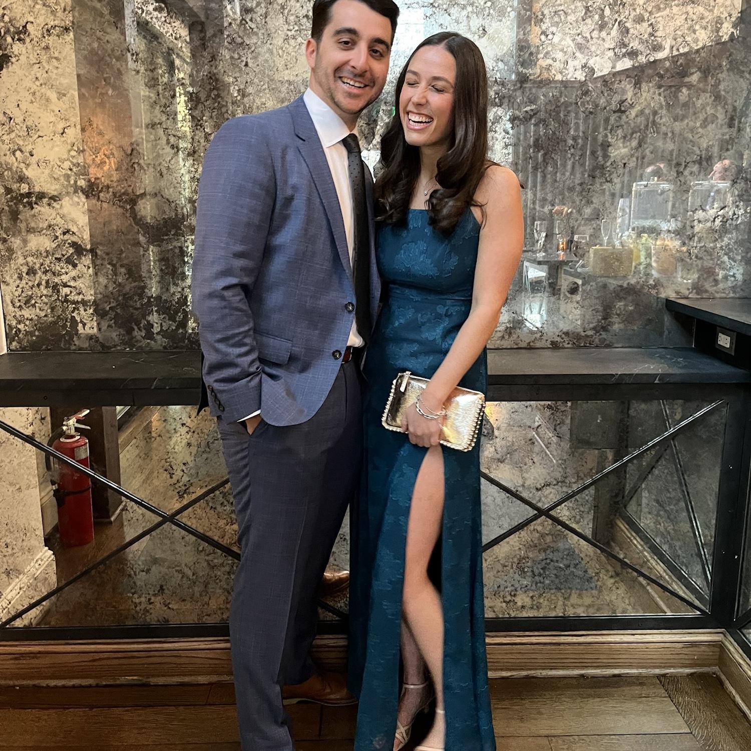 our first wedding together!