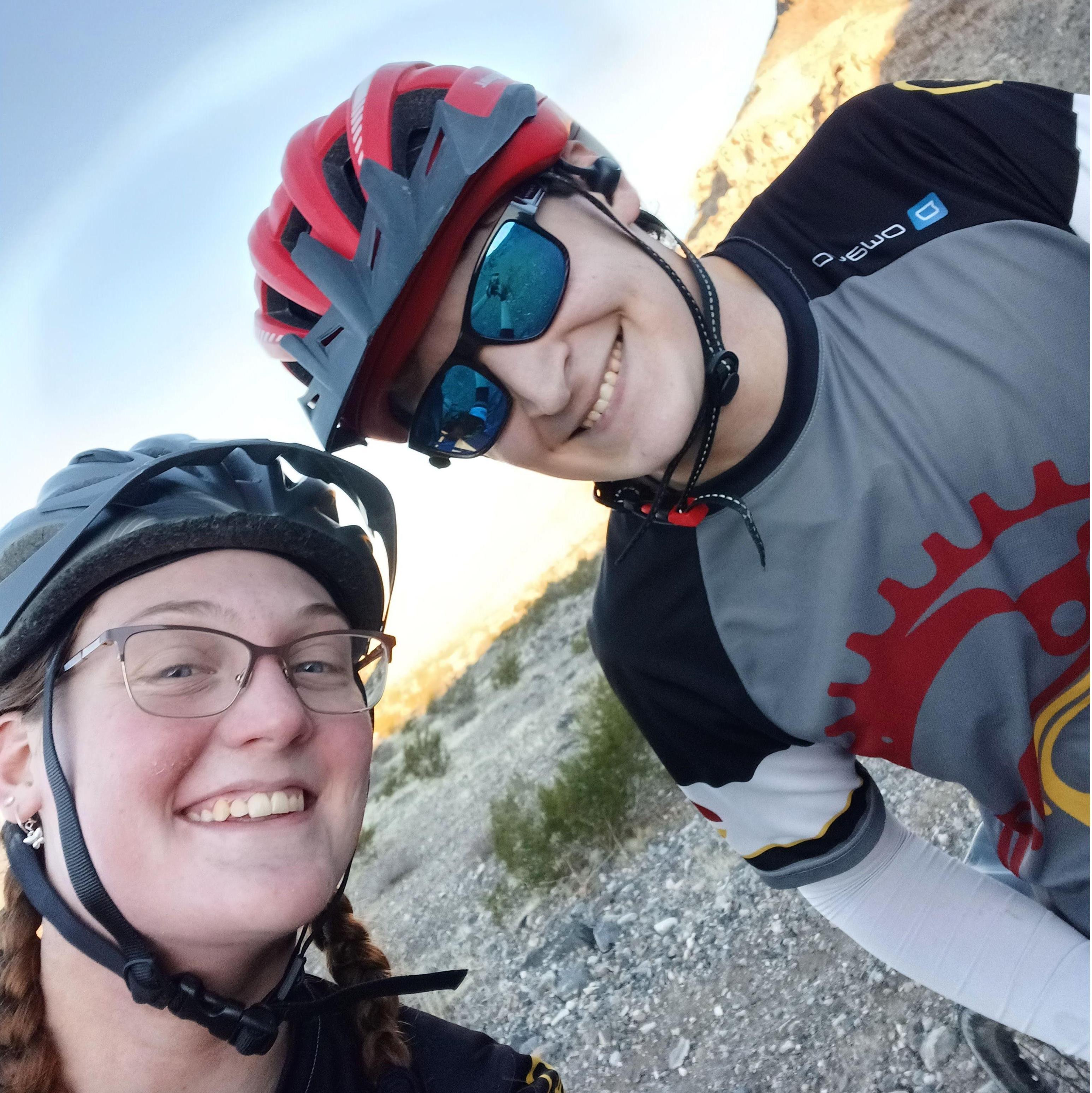 Biking together!