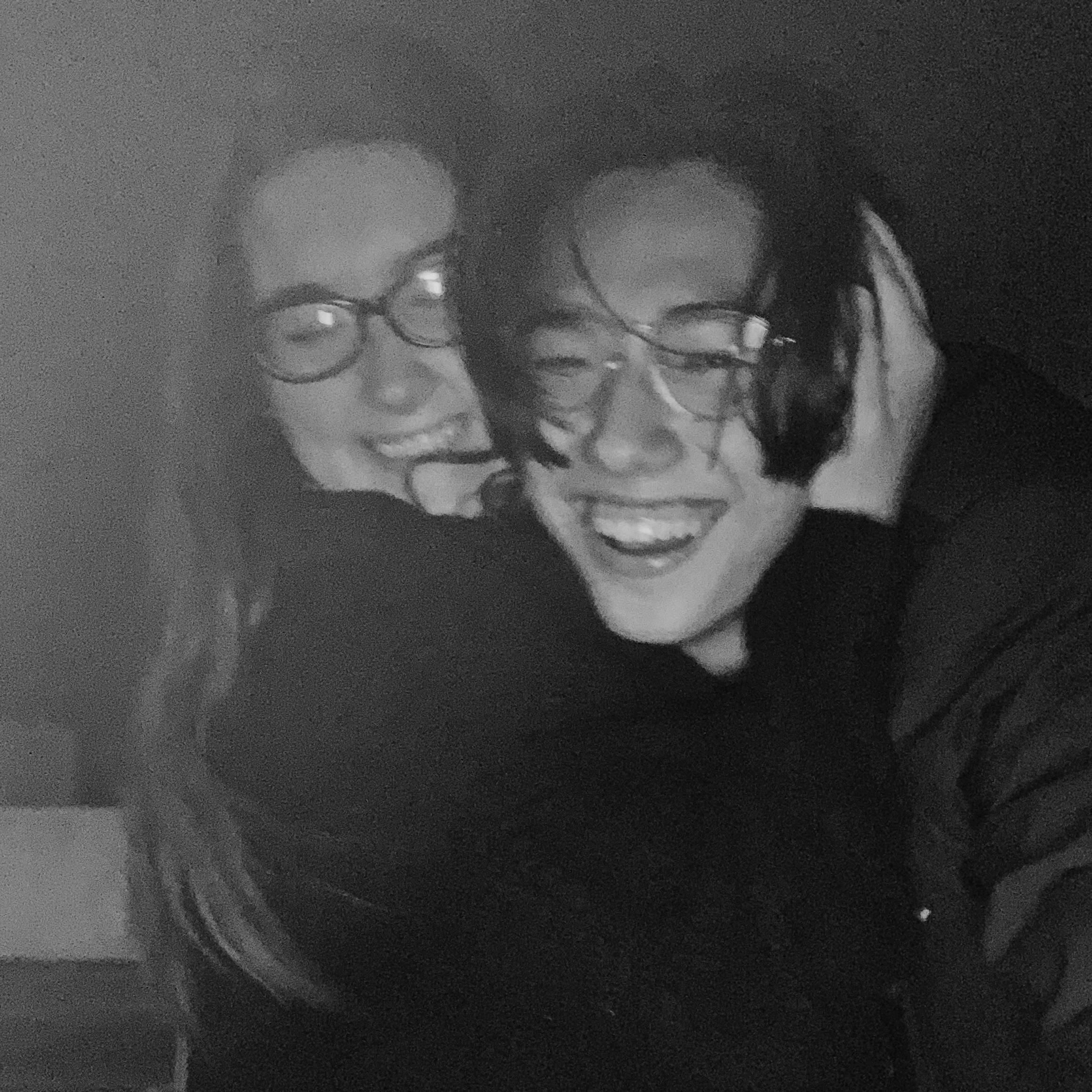 This was our first Valentine's Day together. Sam made this whole plan to eat Waffle House together and dance under the stars