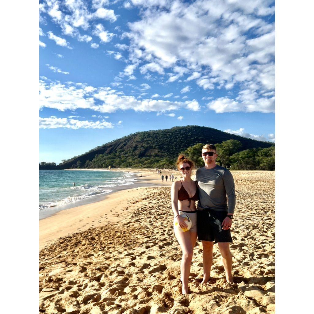 The beach, our happy place.
