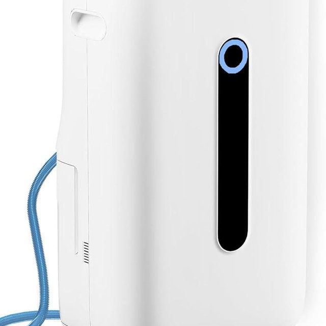 5000 sq.ft dehumidifier for basements with drain Hose, 80 pint dehumidifiers for home with 1.7 Gallons large Water Tank and 4 Modes Operation Auto Shut-off,24H Timer,Child Lock,Defrost,Silent