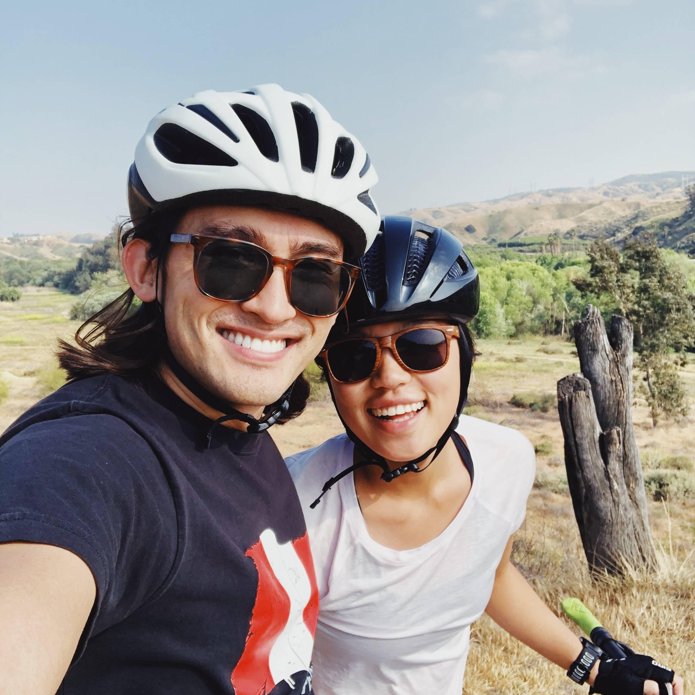 On one of our favorite mountain bike trails