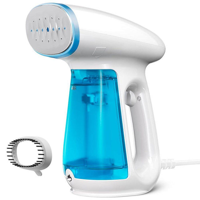 Bear Steamer for Clothes, 1300W Powerful Steamer Fast-Heating Handheld Garment and Clothes Steamer with Large 230ml Tank, Auto-Off Safety, Includes Brush, Perfect for Home and Travel Wrinkle Removal