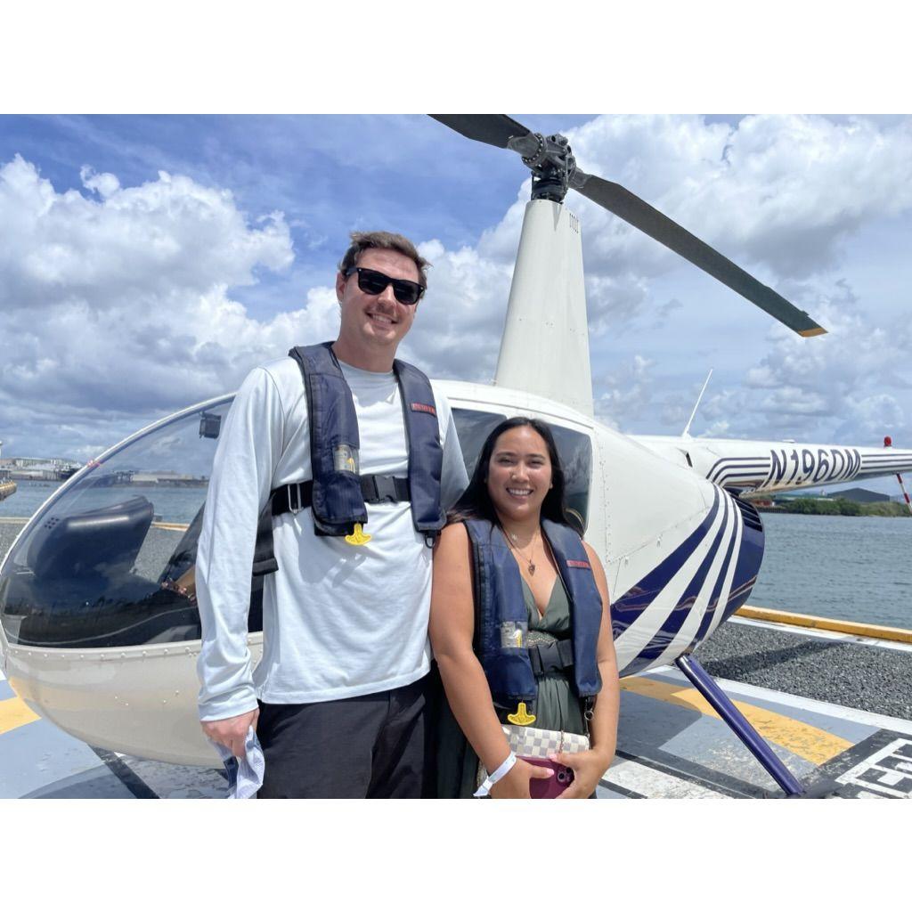 Helicopter tour in Puerto Rico!
