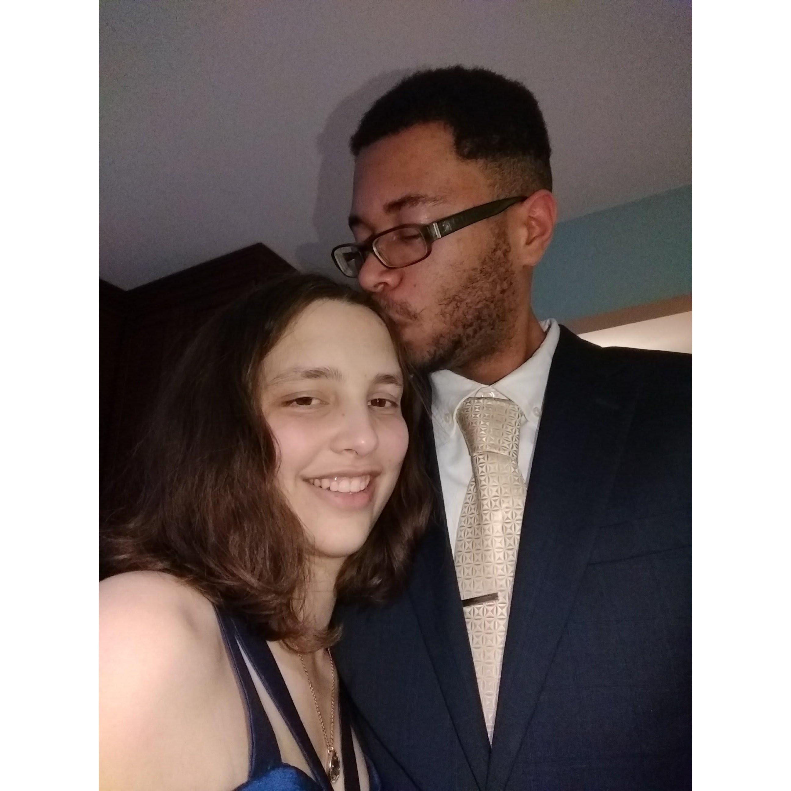 Our very fanciest date.