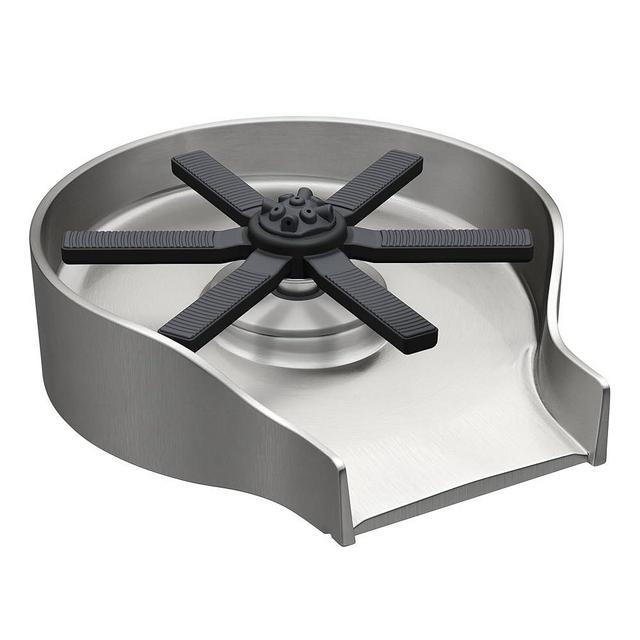 KRAUS CleanMate Glass Rinser for Kitchen Sink in Spot-Free Stainless Steel Finish, KGR-500SFS