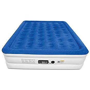 Englander First Ever Microfiber California King Air Mattress, Luxury Microfiber airbed with Built-in Pump, Highest End Blow Up Bed, Inflatable Airbed for Guests Home Travel 5-Year Warranty (Black)
