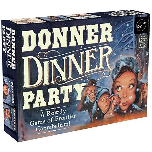 Chronicle Books Donner Dinner Party: A Rowdy Game of Frontier Cannibalism! (Weird Games for Parties, Wild West Frontier Game)
