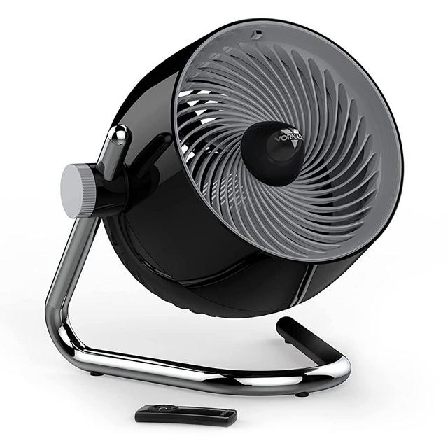 Vornado Pivot6 Whole Room Air Circulator Fan with 4 Speeds, Remote Control, Rotating Axis