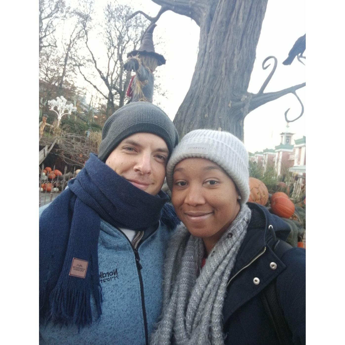 Halloween at Liseberg in Gothenburg, Sweden