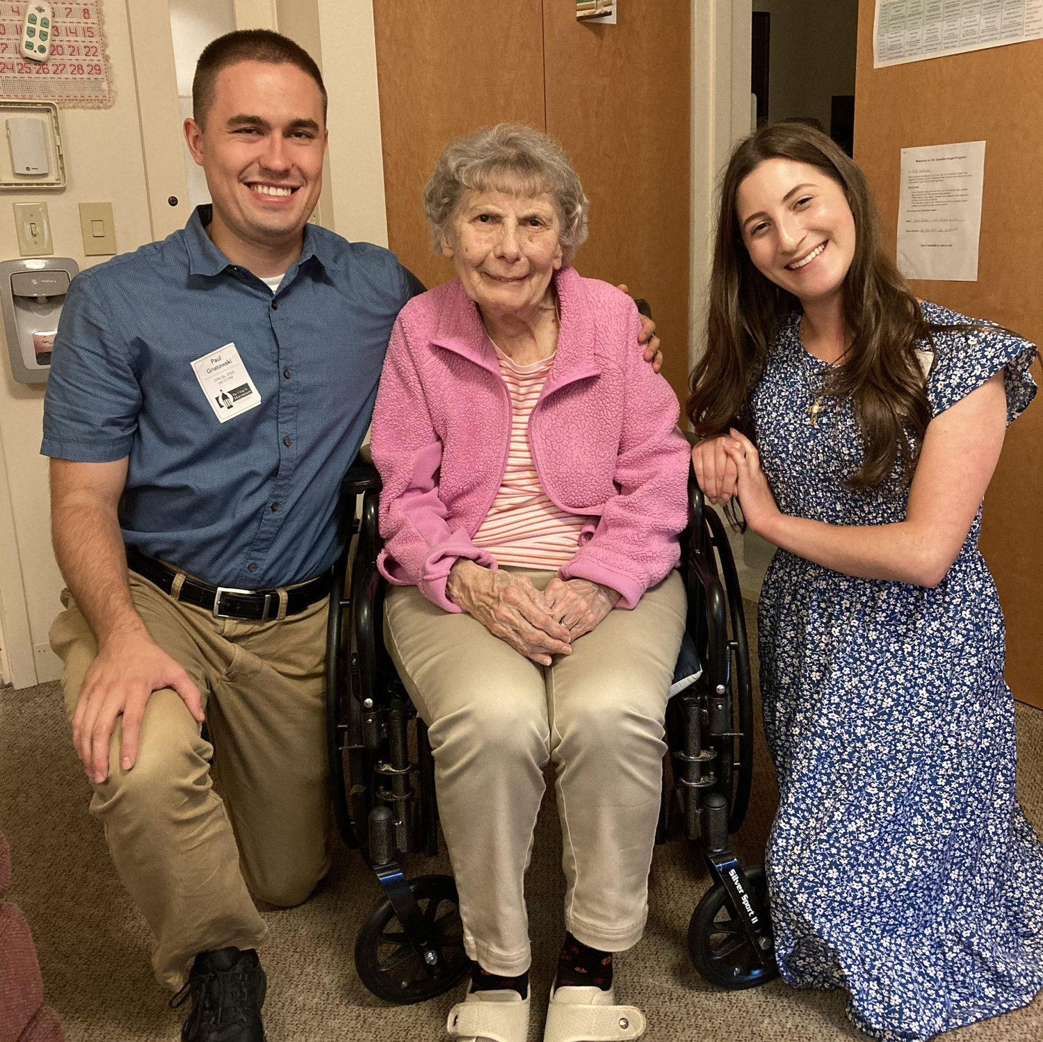 Visiting another very special lady!