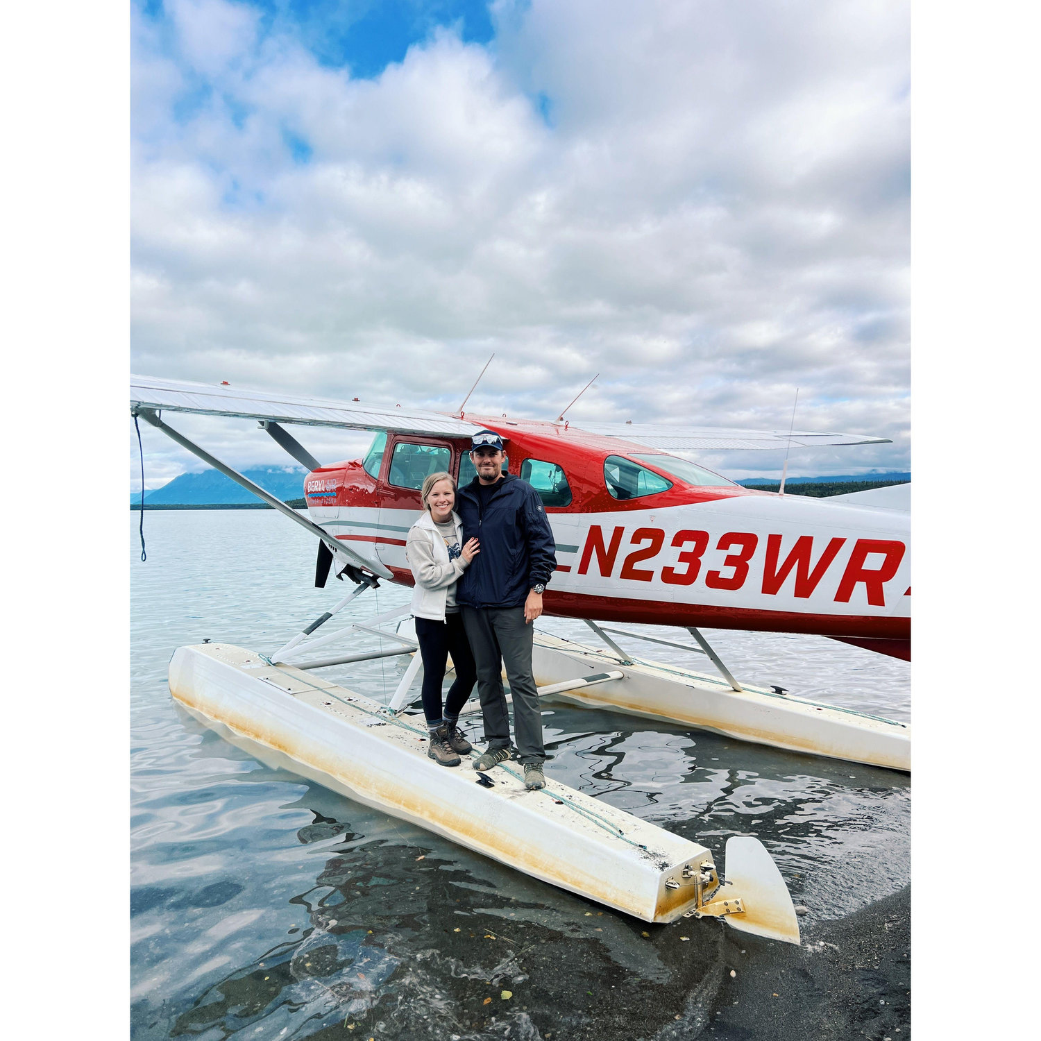 Float plane in Katmai National Park, Alaska