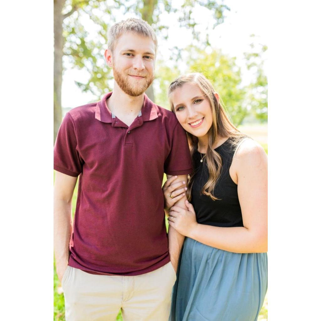 Engagement photos at Mel Mel's house-- October 2019
