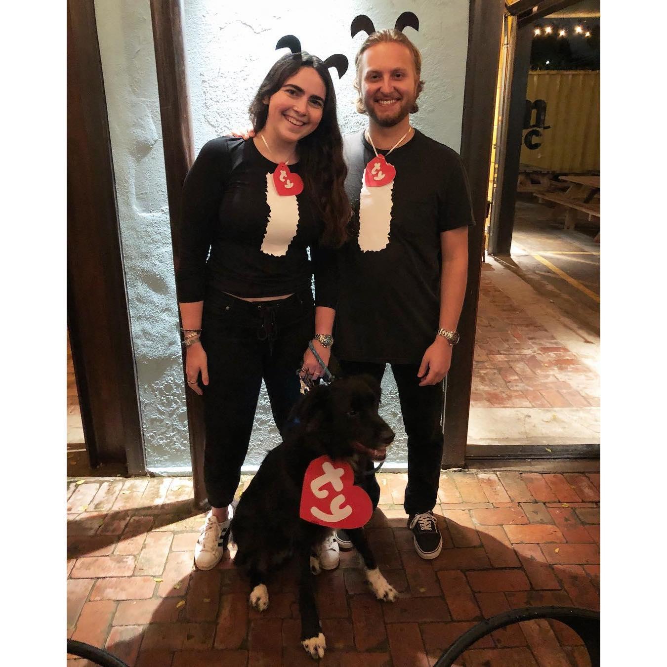 when we all dressed as Bix Beanie Babies for Halloween