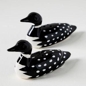 Loon Salt & Pepper Shakers