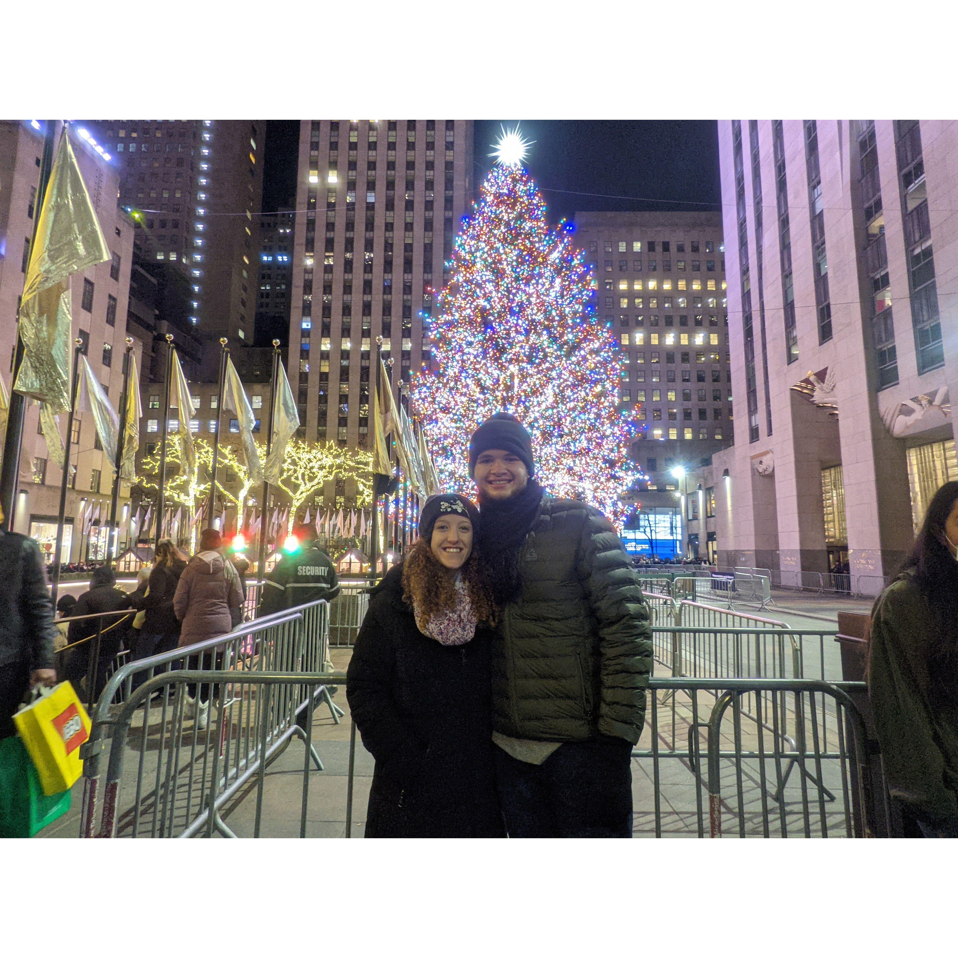 NYC Rockefeller Tree, December 2021