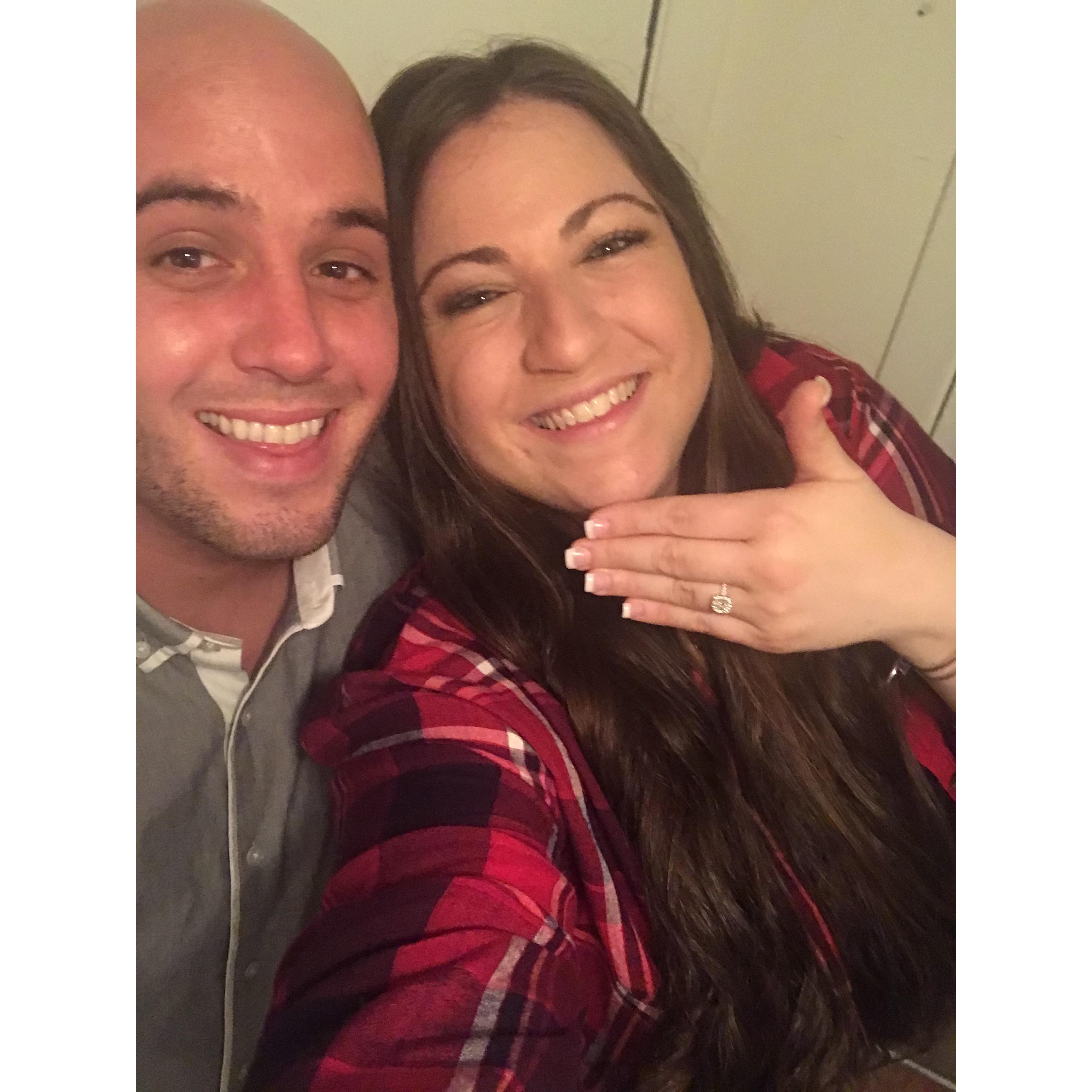 WE'RE ENGAGED!!!!!!