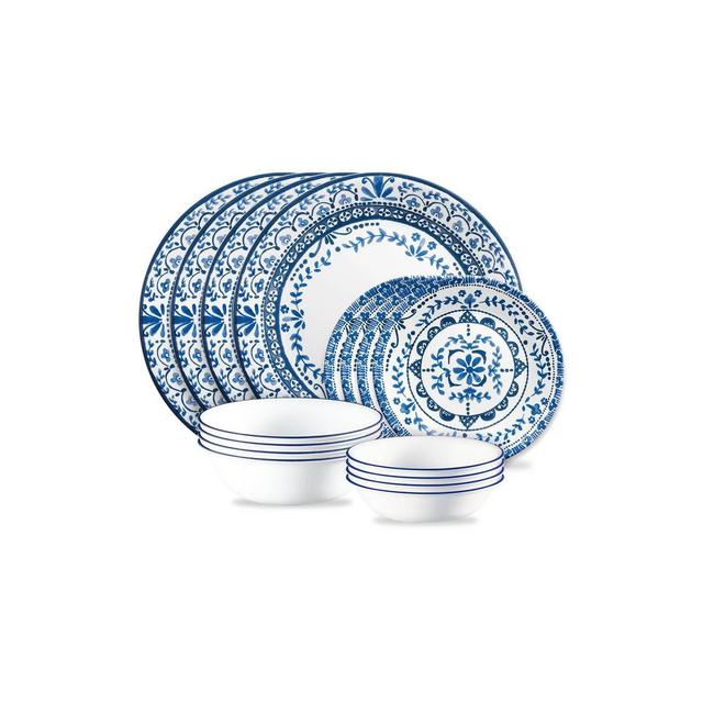 Corelle 16pc Vitrelle Portofino Dinnerware Set