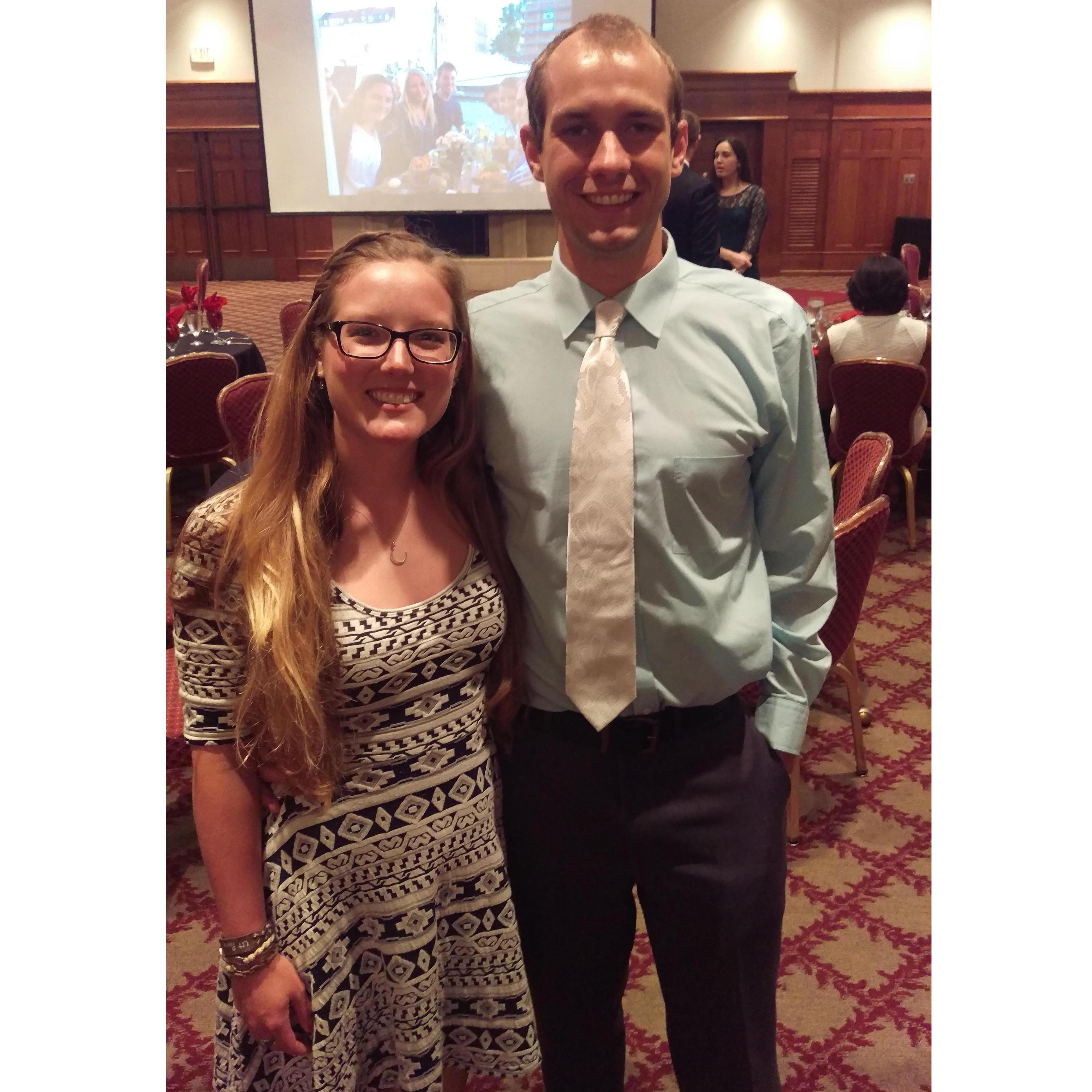 At Chemical Engineering Banquet at Virginia Tech 2016