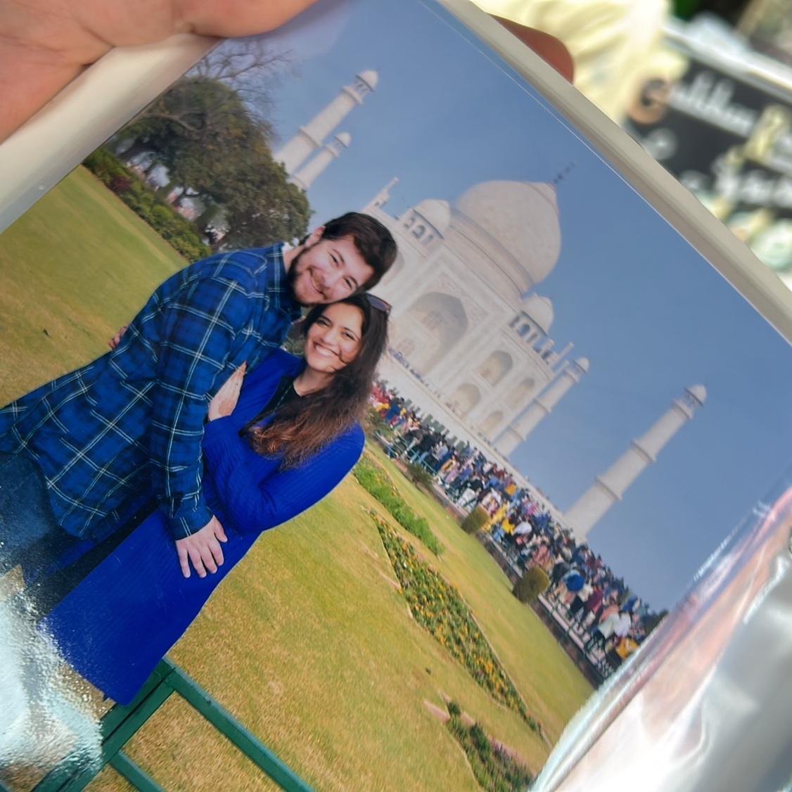 Obligatory touristy pic from Luke’s first visit to India!