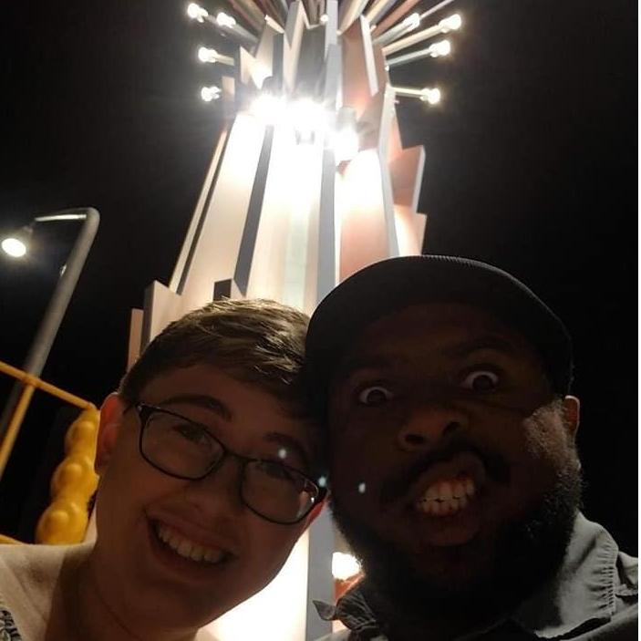 Another picture during our first date after 6 months. This was taken outside Park Place mall. Super fun and memorable date!