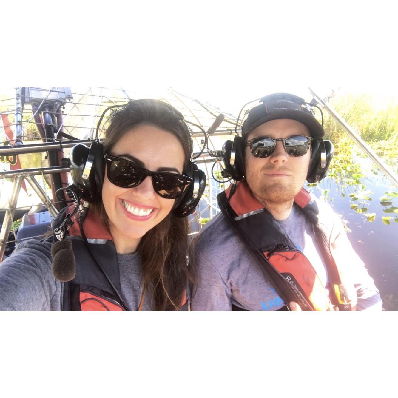 Alligator hunting. You can take the girl out of FL but you can't take FL out of the girl.