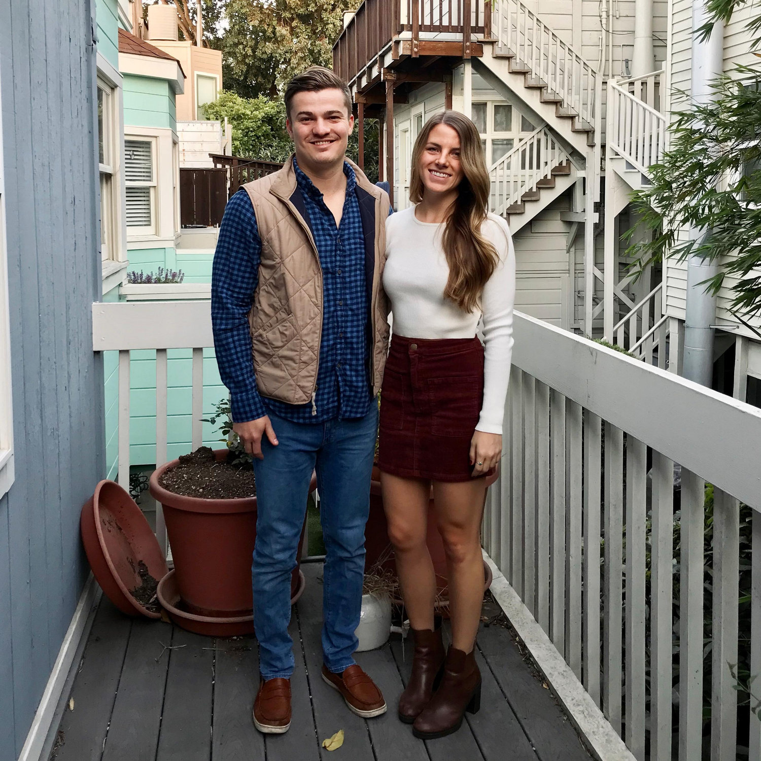 The first time David visited me in San Francisco during grad school.