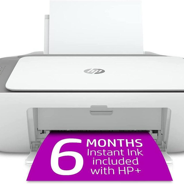 HP DeskJet 2755e Wireless Color All-in-One Printer I Print Copy Scan I (26K67A) (Renewed)