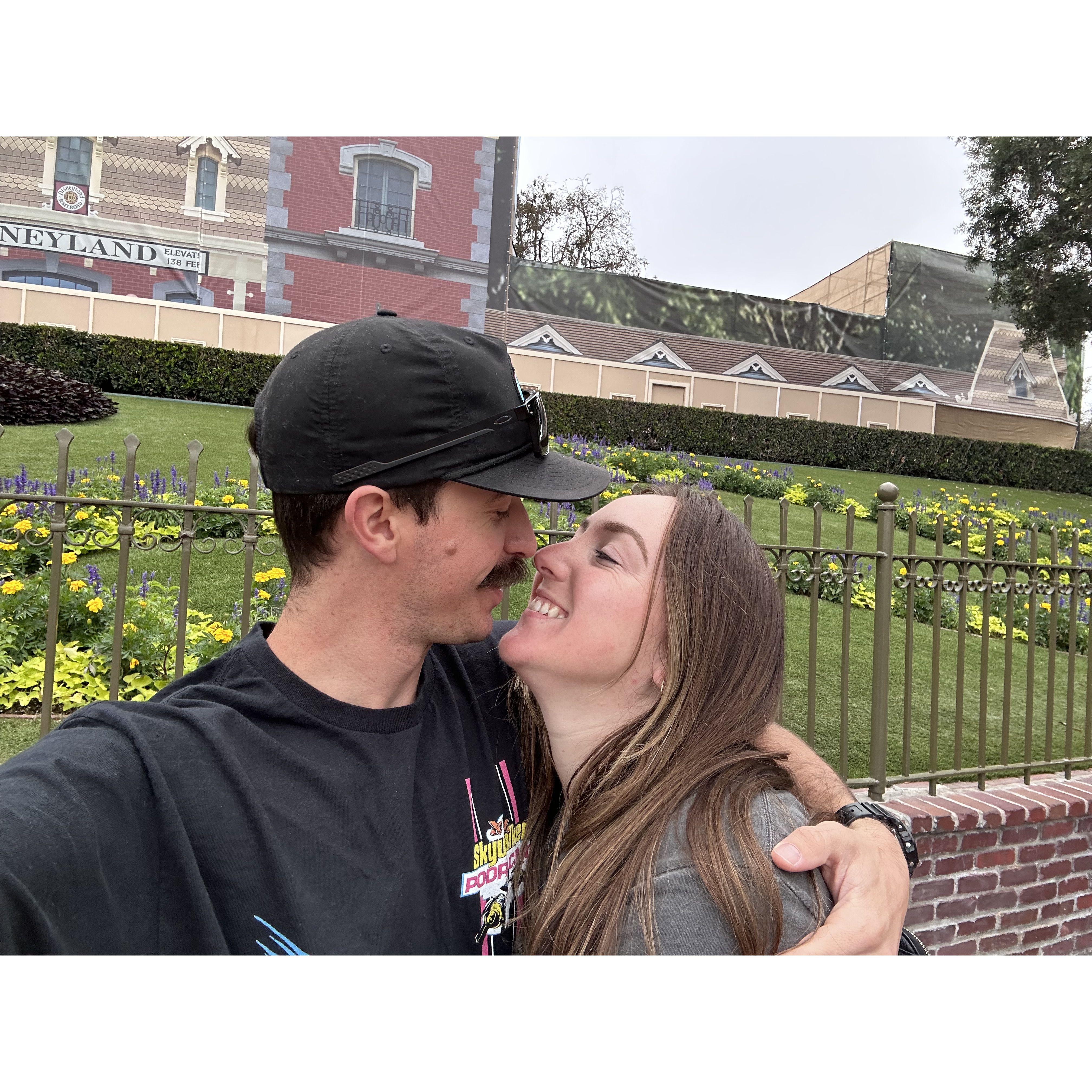 First Disneyland trip together (yes he saw the Millennium Falcon and no he surprisingly didn't cry)