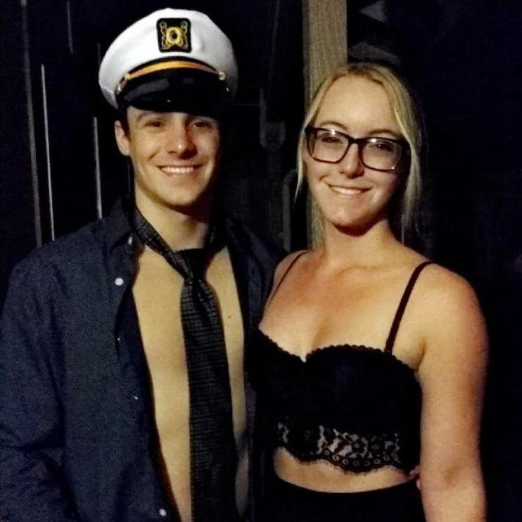 Celebrating the life of Hugh Hefner... it's college you celebrate everything LOL