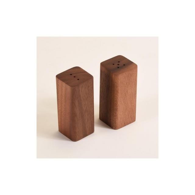 Kalmar Home Acacia Wood Salt & Pepper Shakers