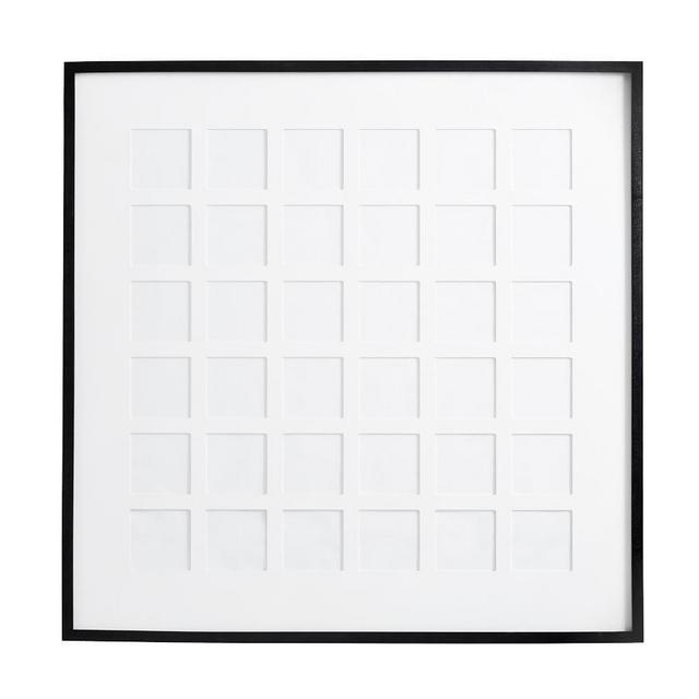Wood Gallery 36-Opening Frame, 38x38 overall - Black