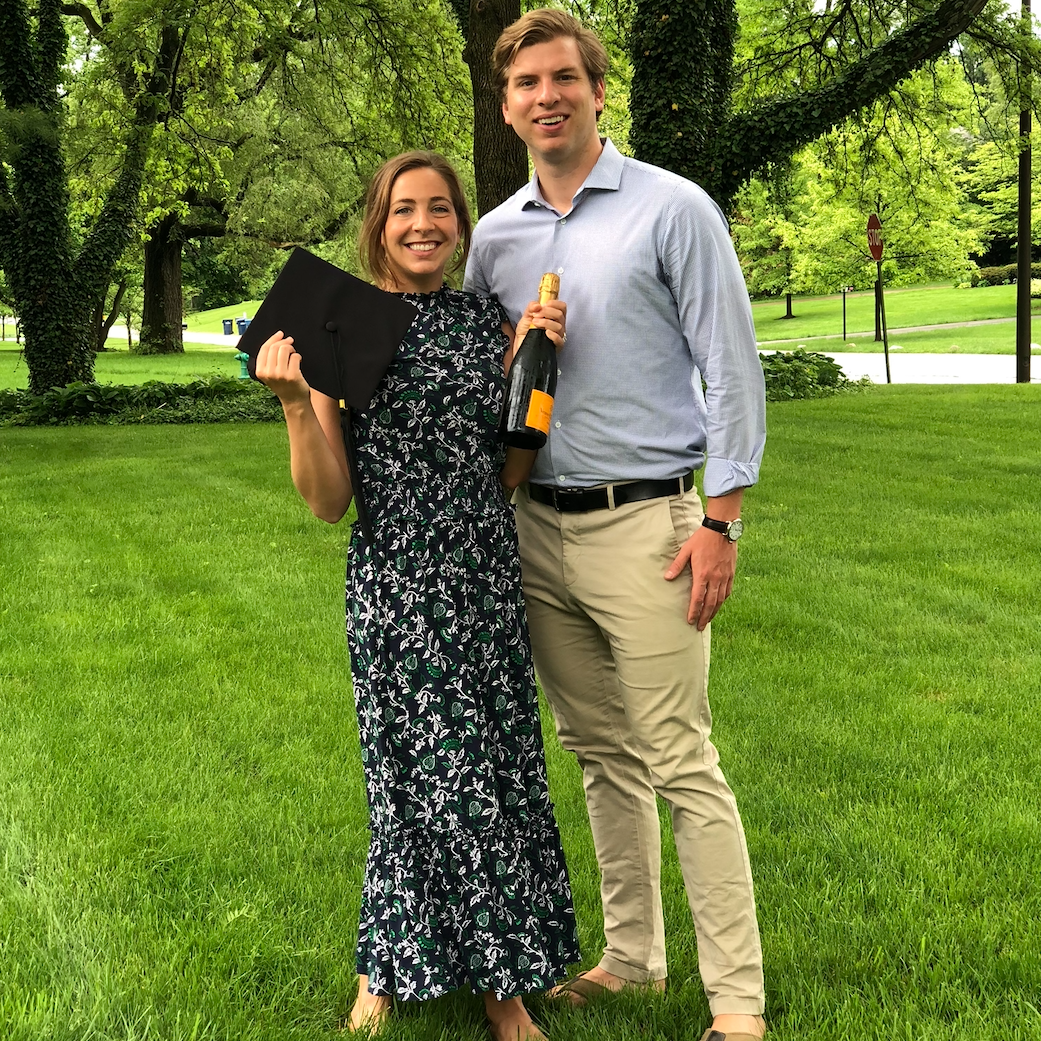 May 2020: HSDM Virtual Graduation with Brooke and Scott