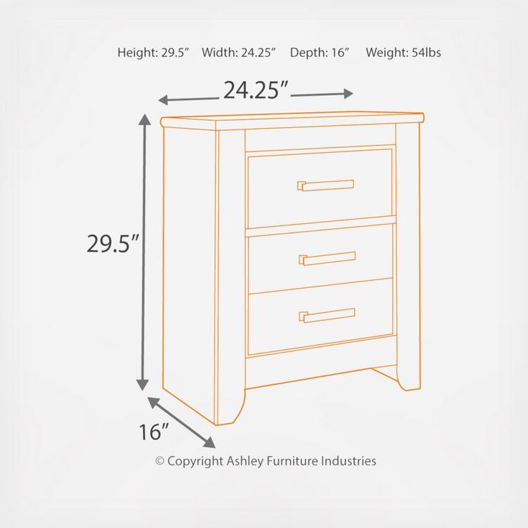 Zelen Nightstand Zola