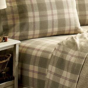 Yarn-Dyed Plaid Portuguese Cotton Flannel Sheet Set