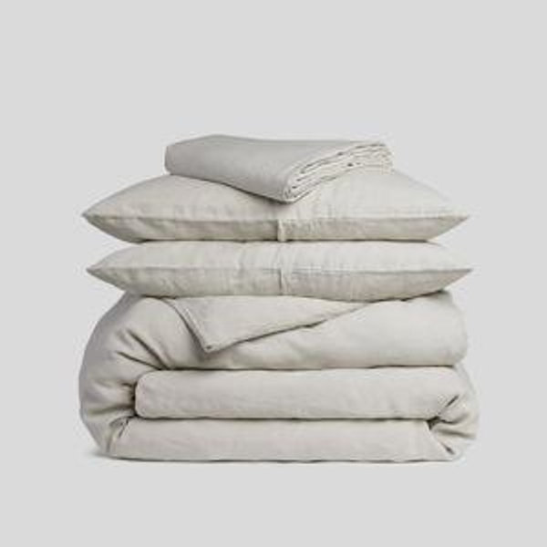 Linen Venice Set - Bone F/Q