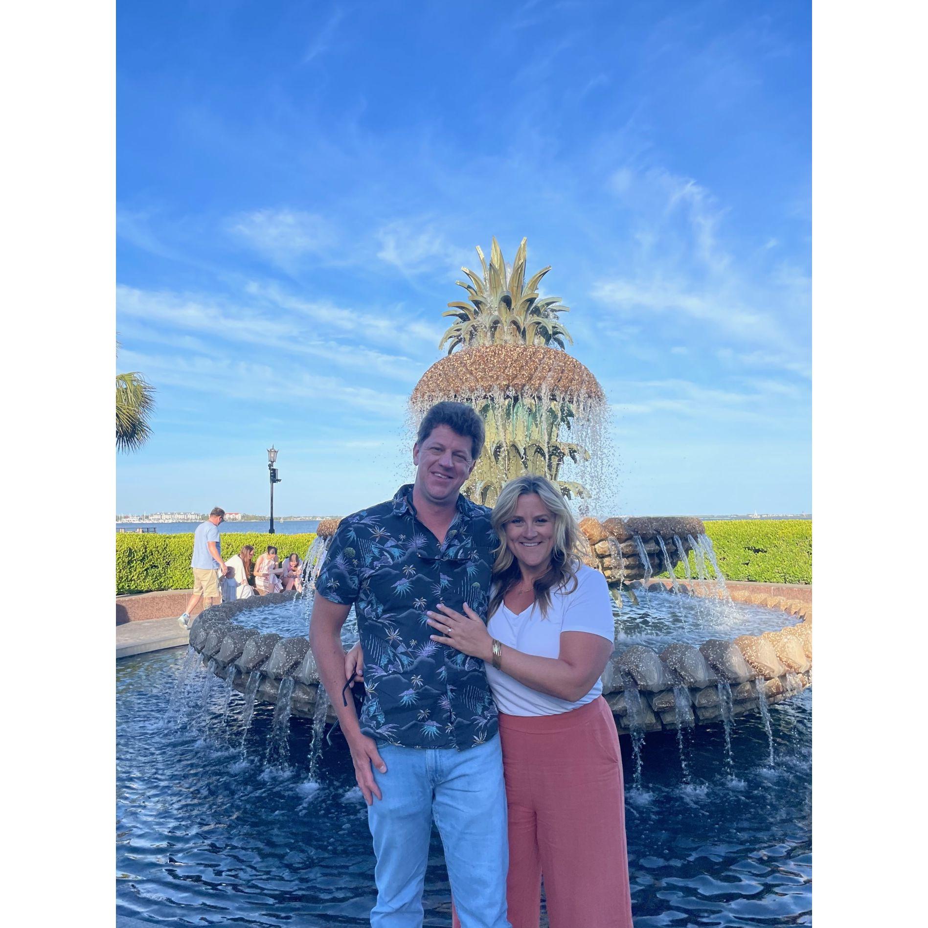 Engaged in Charleston, SC