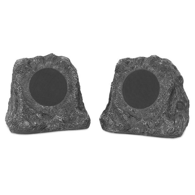 Innovative TechnologyVictrola Wireless Waterproof Rechargeable Bluetooth Outdoor Rock Speakers
