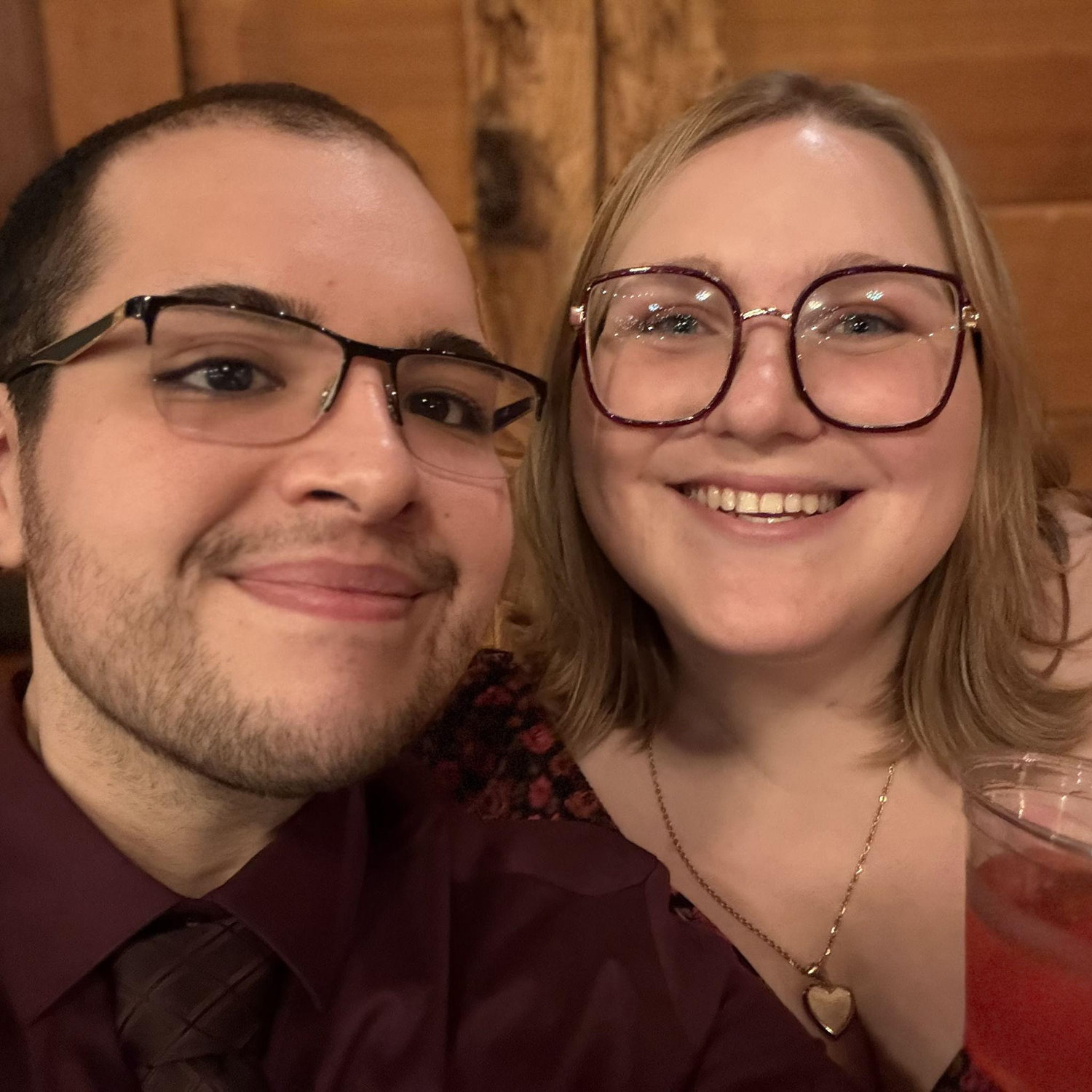 Our first time attending a wedding as a couple, thanks Shane and Mel!