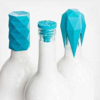 3-Piece Wine Bottle Stopper Set