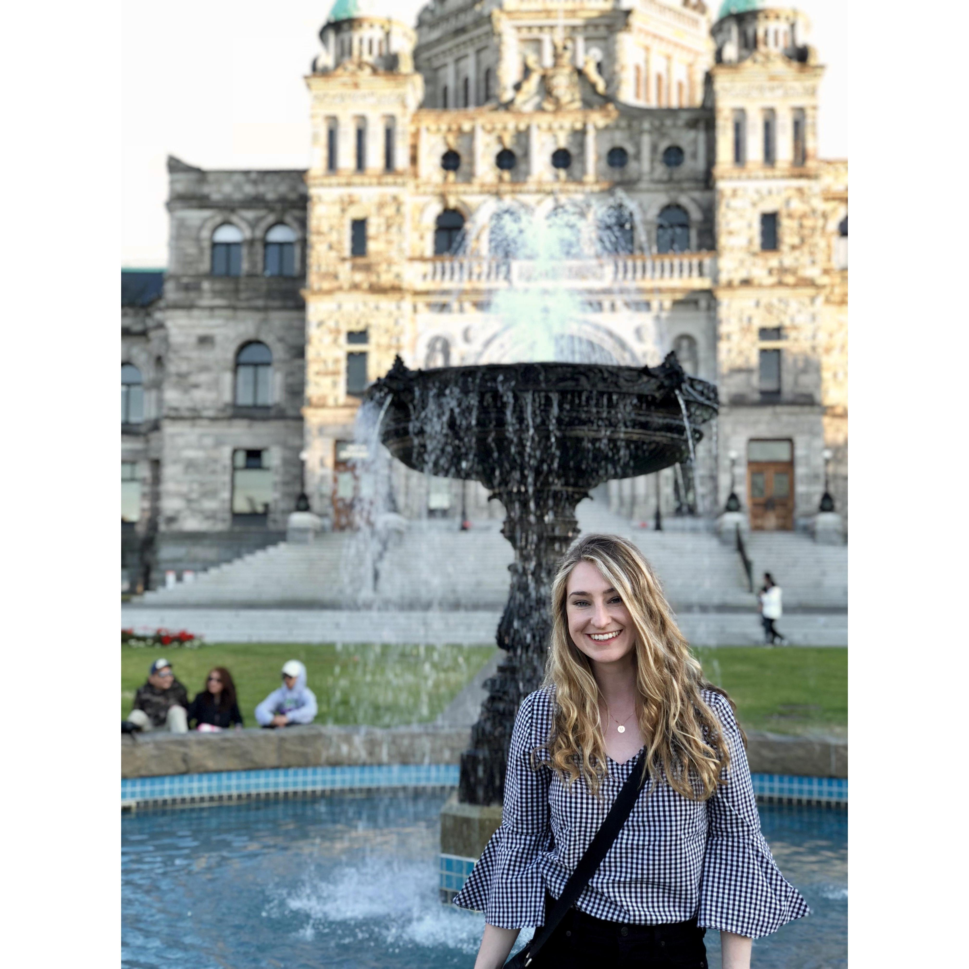 July 2018 - British Columbia Parliament building on Victoria Island.