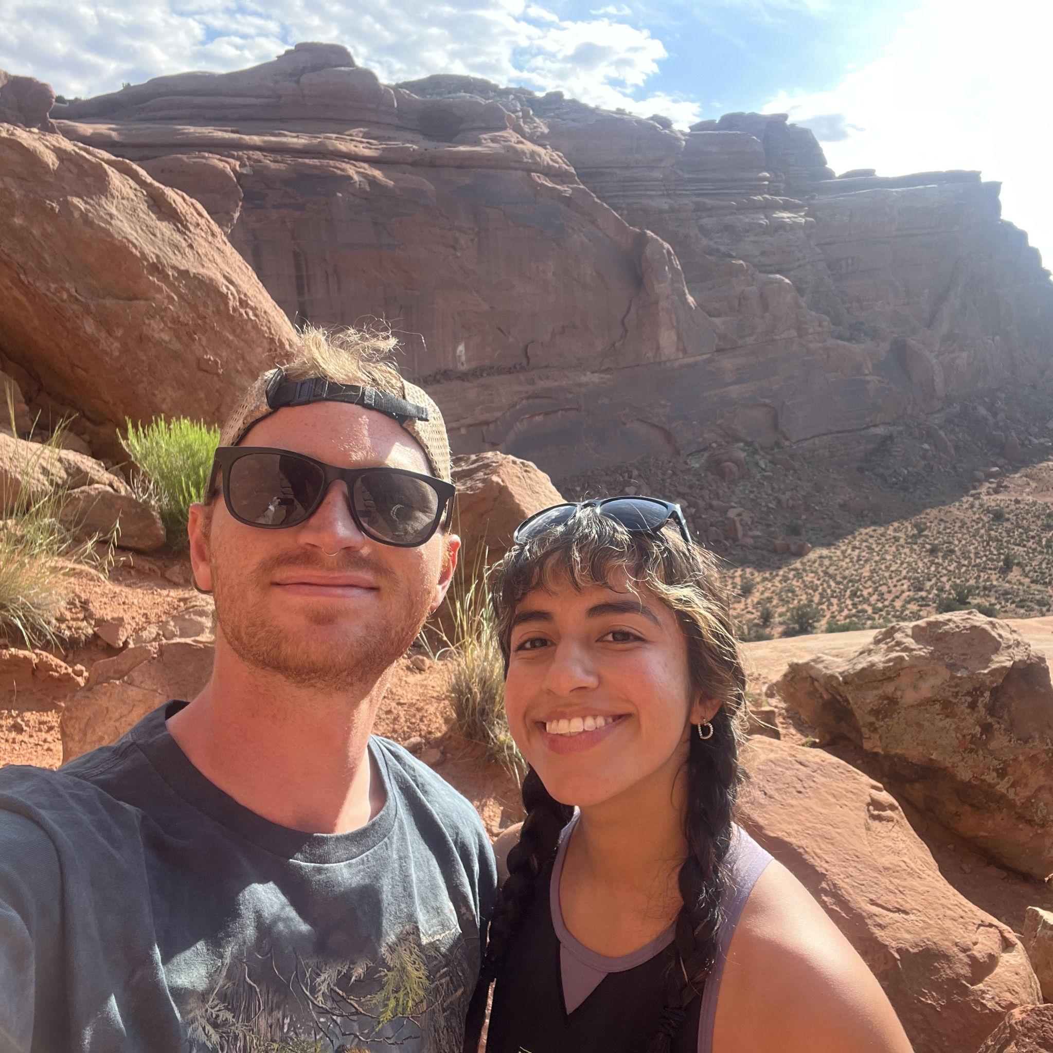 This was our first camping trip together. We went to MOAB for Sams birthday.