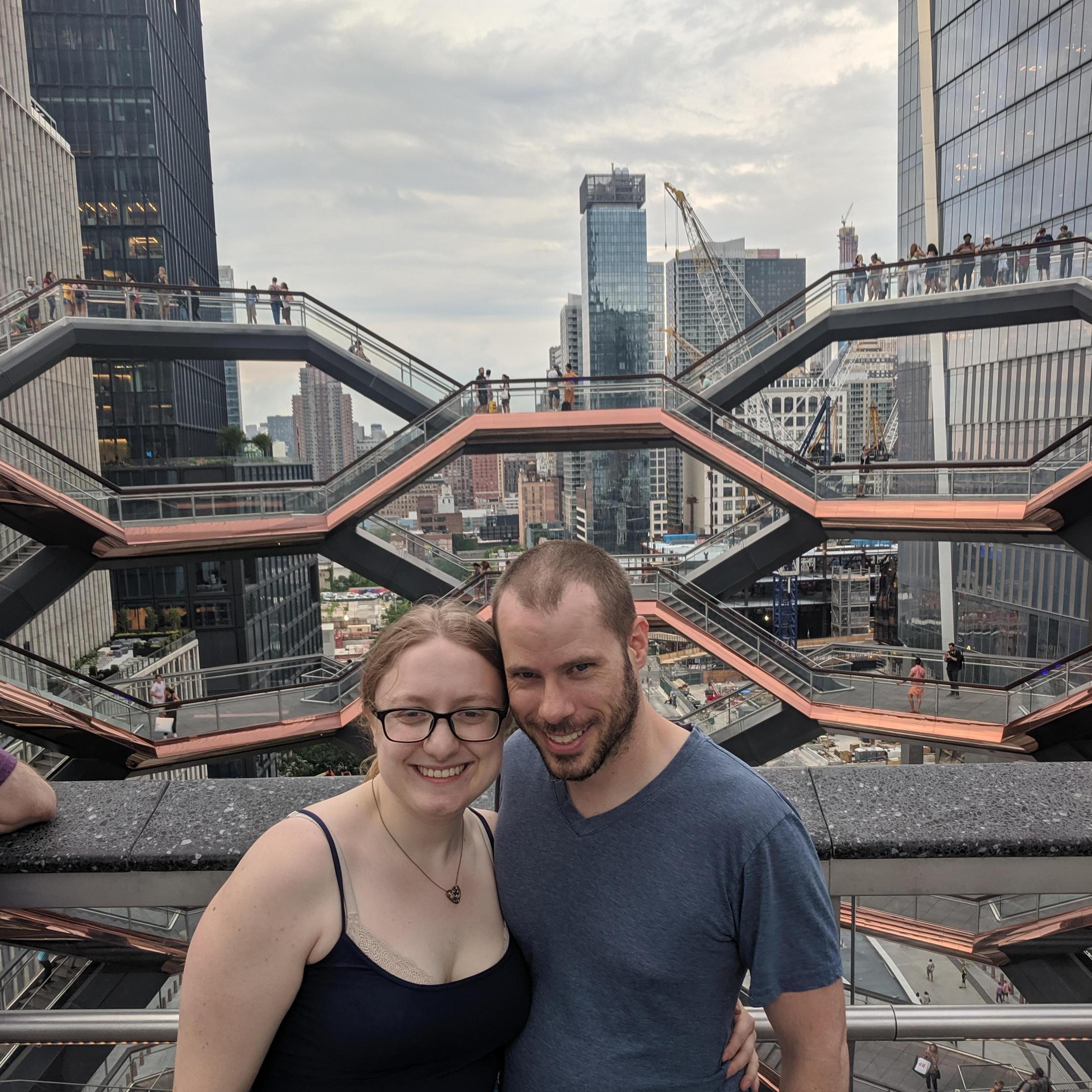 At the top of The Vessel