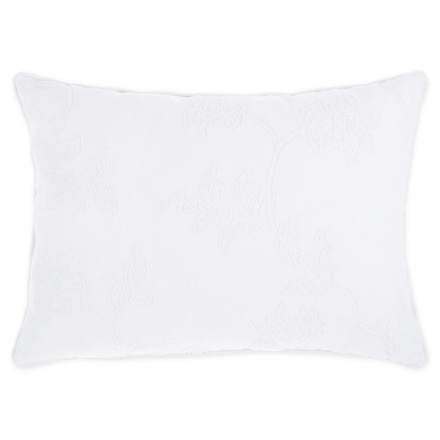 Wamsutta® Norwich Oblong Throw Pillow in White